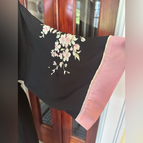 Oscar de la Renta | Pink Label Maxi Slip Dress & Dressing Robe Set, Size S - Picture 10 of 16